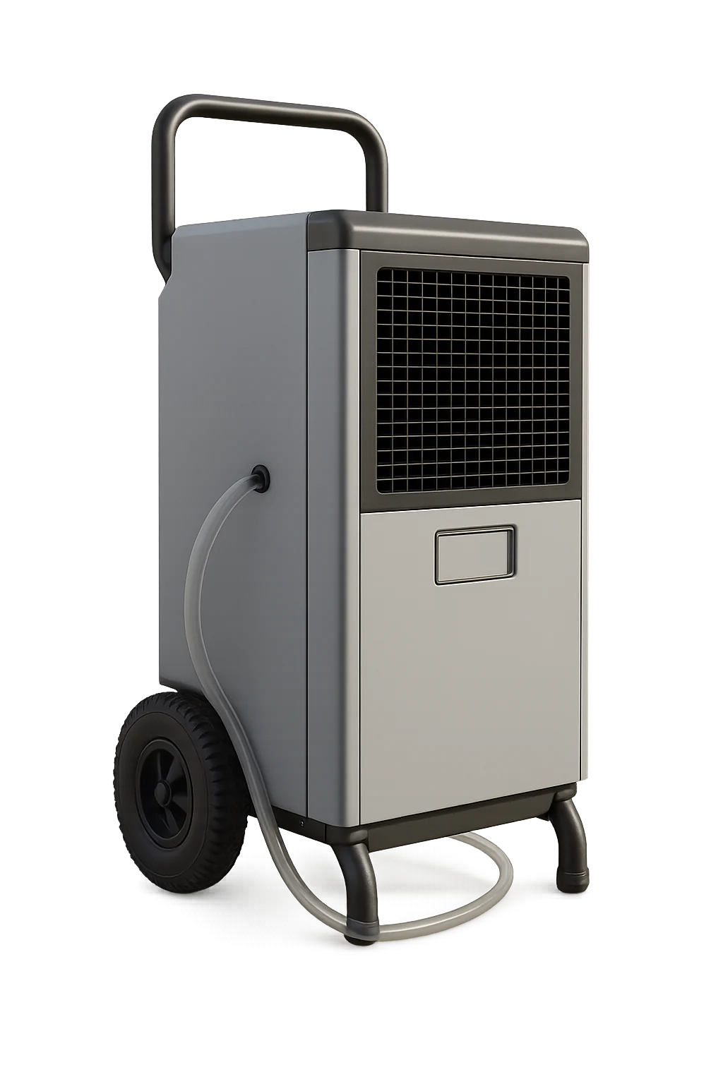 LGR dehumidifier on wheels, on paper